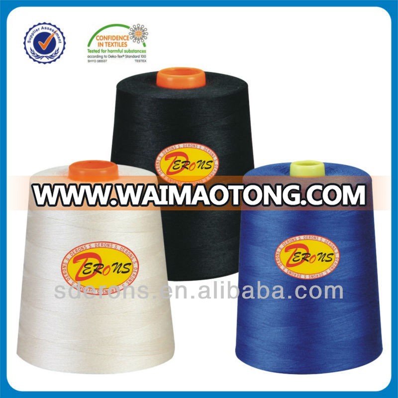 100% Spun polyester sewing thread